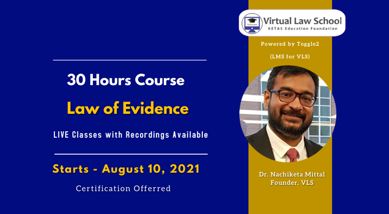 Law of Evidence (30 Hours) – Virtual Law School